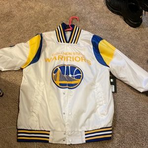 brand new golden state warrior windbreaker